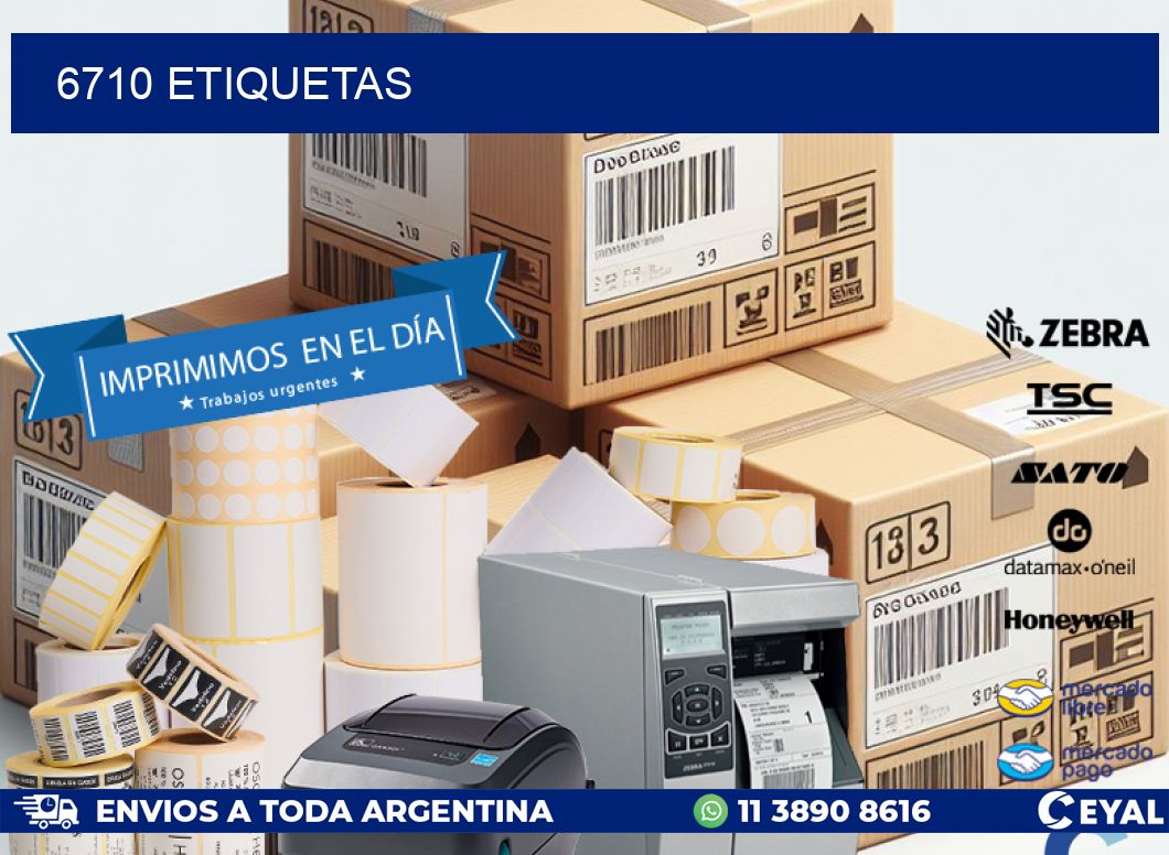 6710 ETIQUETAS
