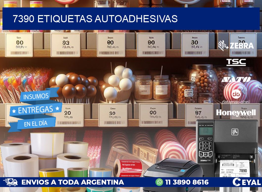 7390 ETIQUETAS AUTOADHESIVAS