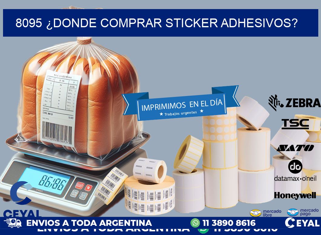 8095 ¿DONDE COMPRAR STICKER ADHESIVOS?