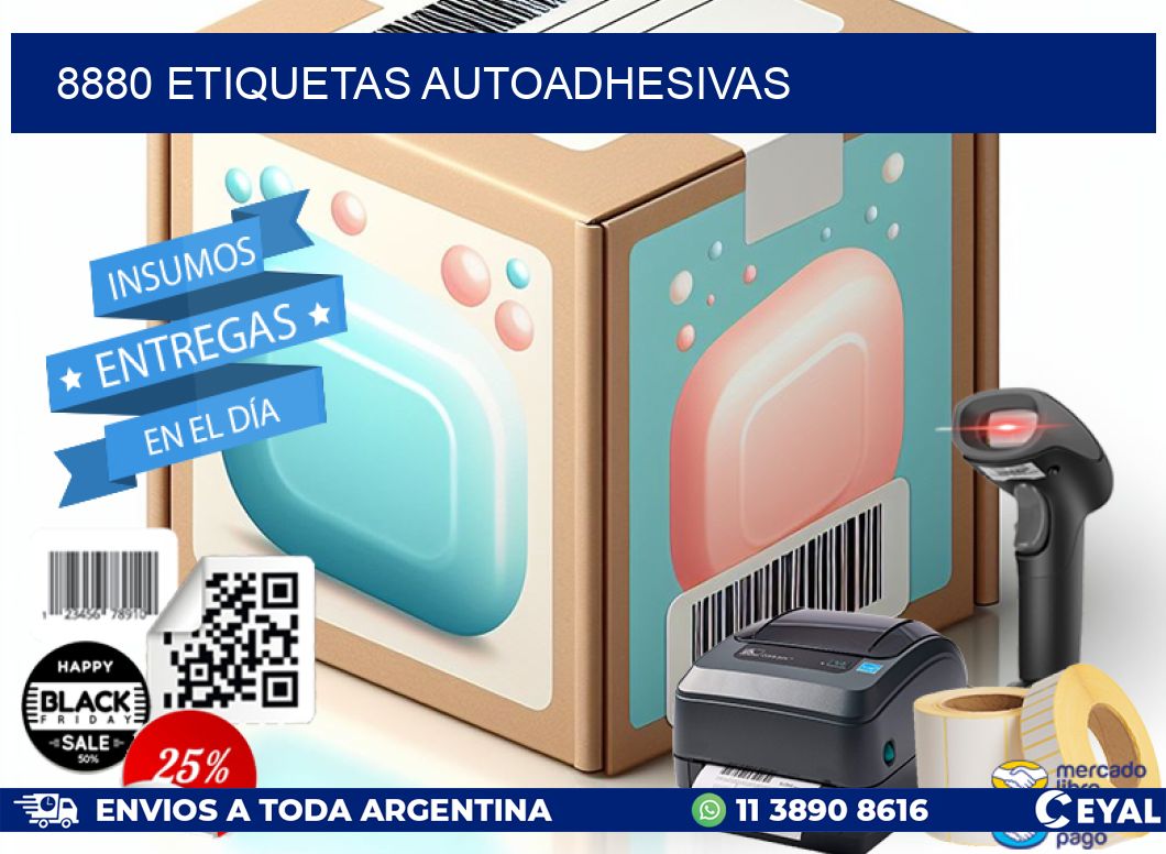 8880 ETIQUETAS AUTOADHESIVAS