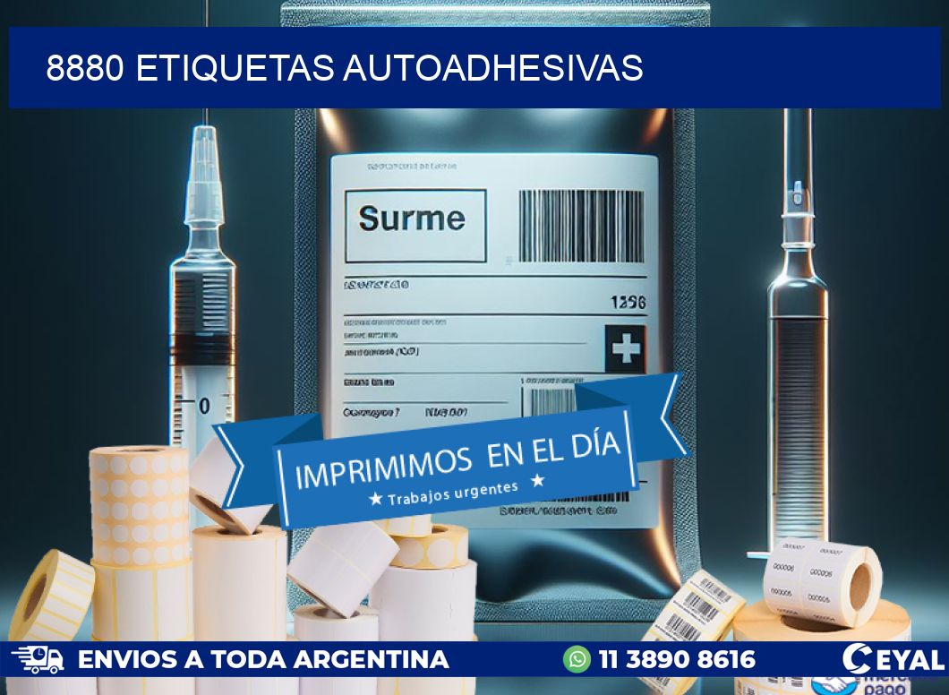 8880 ETIQUETAS AUTOADHESIVAS
