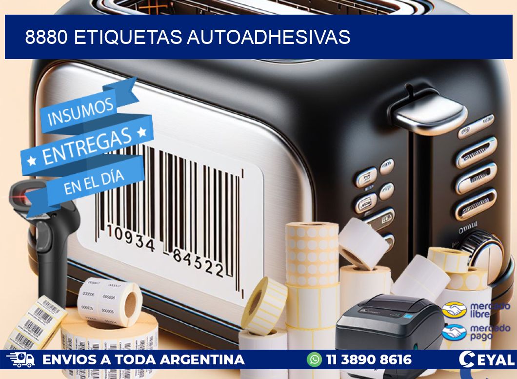 8880 ETIQUETAS AUTOADHESIVAS
