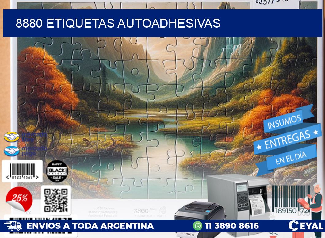 8880 ETIQUETAS AUTOADHESIVAS