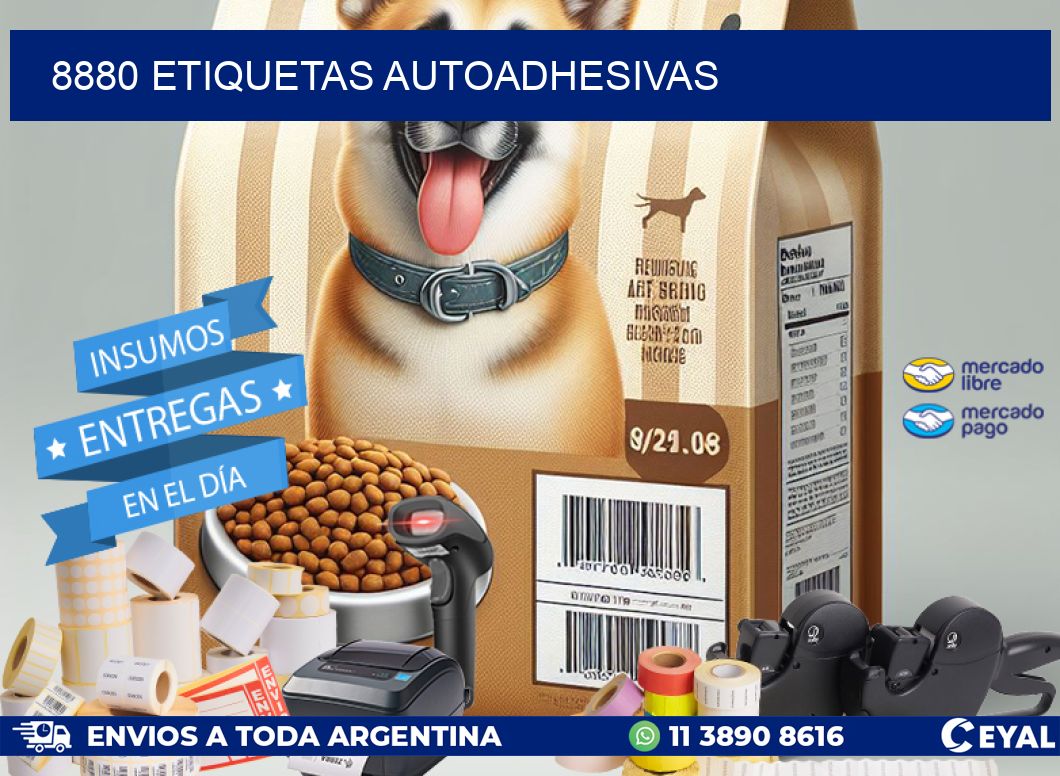 8880 ETIQUETAS AUTOADHESIVAS