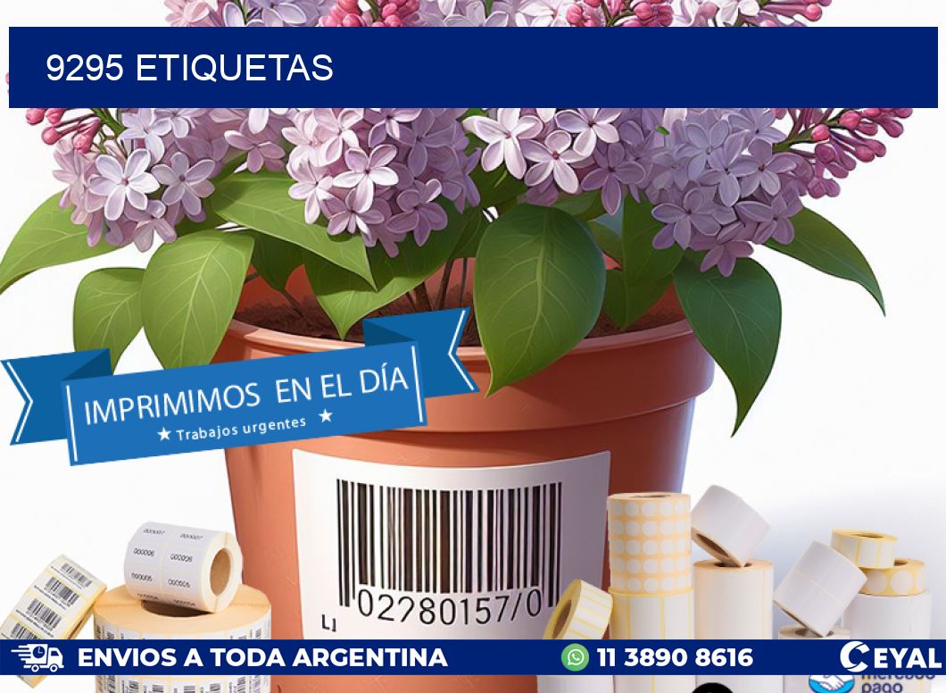 9295 ETIQUETAS