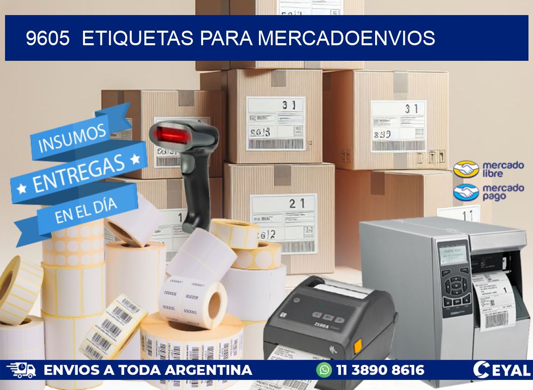 9605  ETIQUETAS PARA MERCADOENVIOS