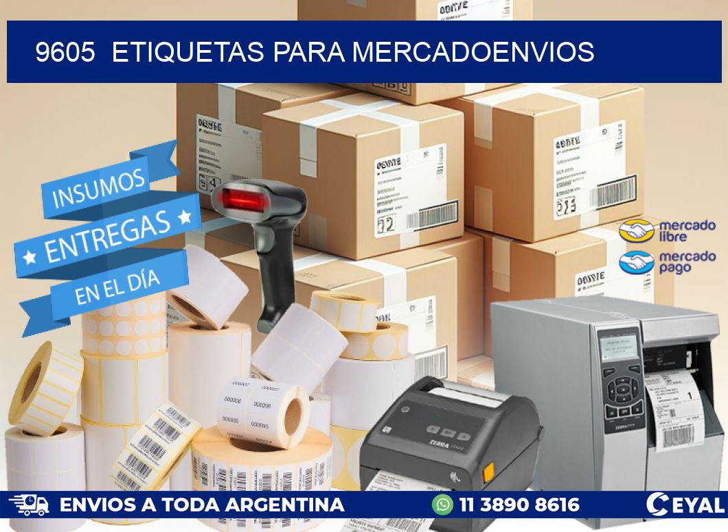 9605  ETIQUETAS PARA MERCADOENVIOS