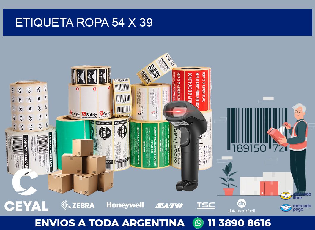 ETIQUETA ROPA 54 x 39