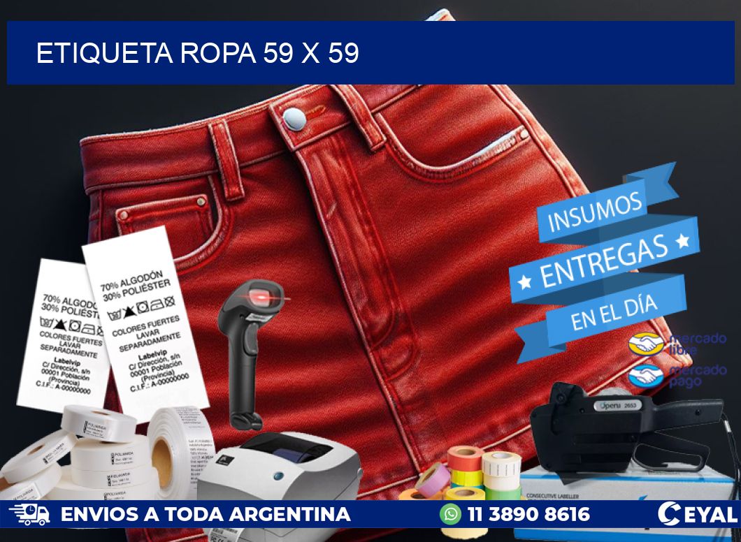 ETIQUETA ROPA 59 x 59