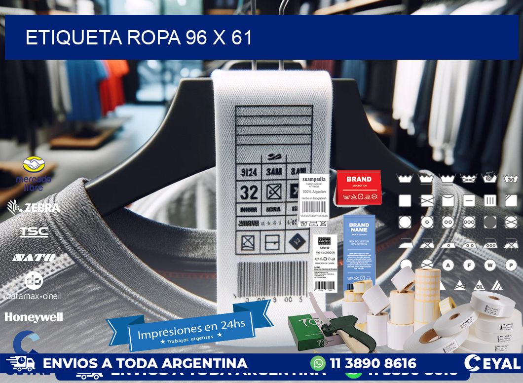 ETIQUETA ROPA 96 x 61