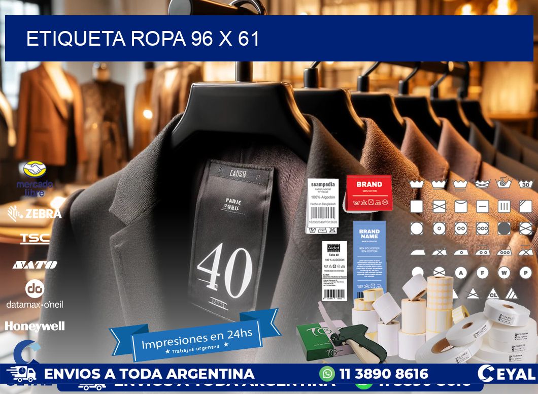ETIQUETA ROPA 96 x 61