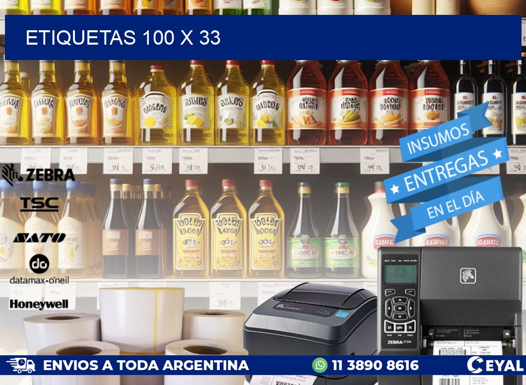 ETIQUETAS 100 x 33