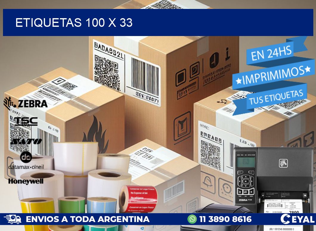 ETIQUETAS 100 x 33