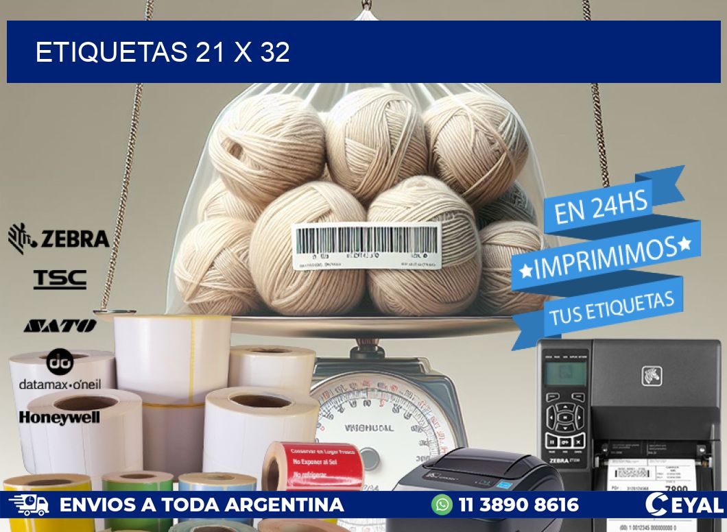 ETIQUETAS 21 x 32