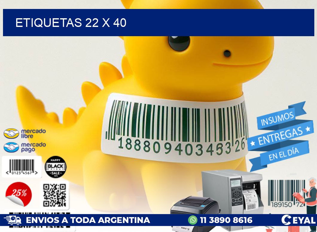 ETIQUETAS 22 x 40