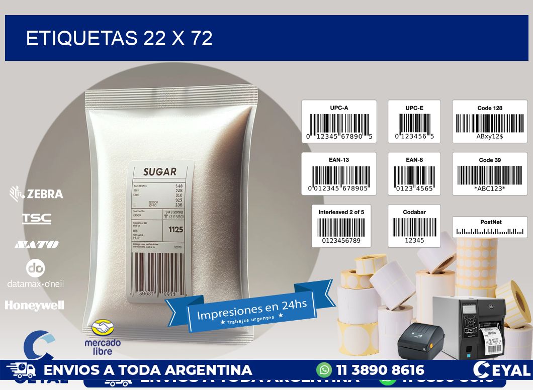 ETIQUETAS 22 x 72