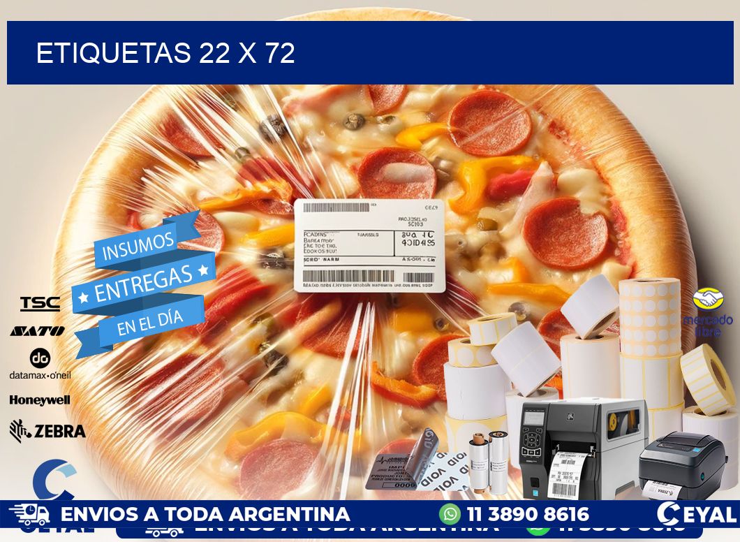 ETIQUETAS 22 x 72