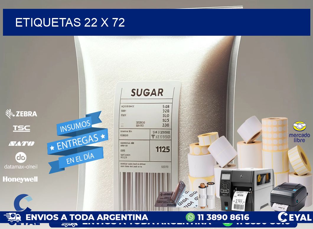 ETIQUETAS 22 x 72