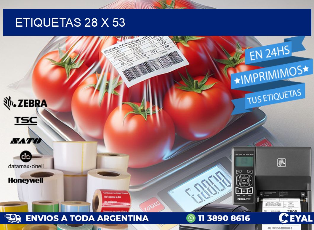 ETIQUETAS 28 x 53