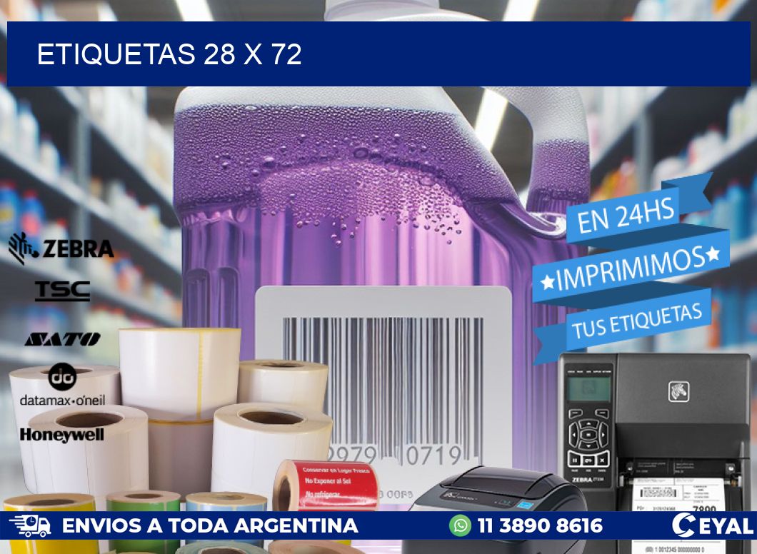 ETIQUETAS 28 x 72