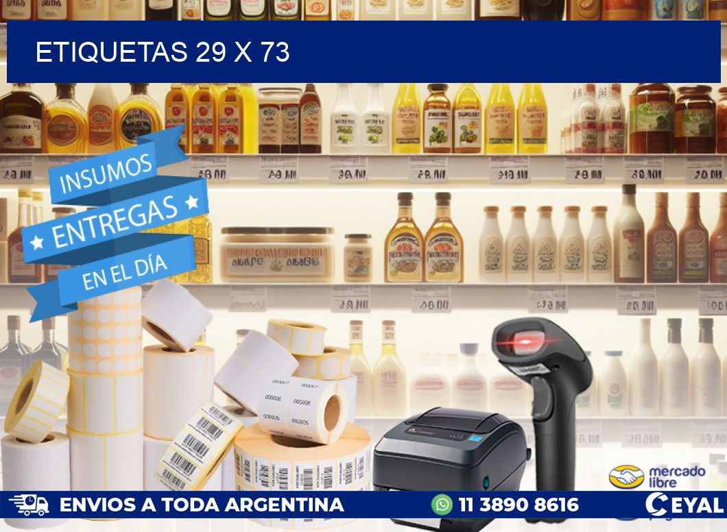 ETIQUETAS 29 x 73
