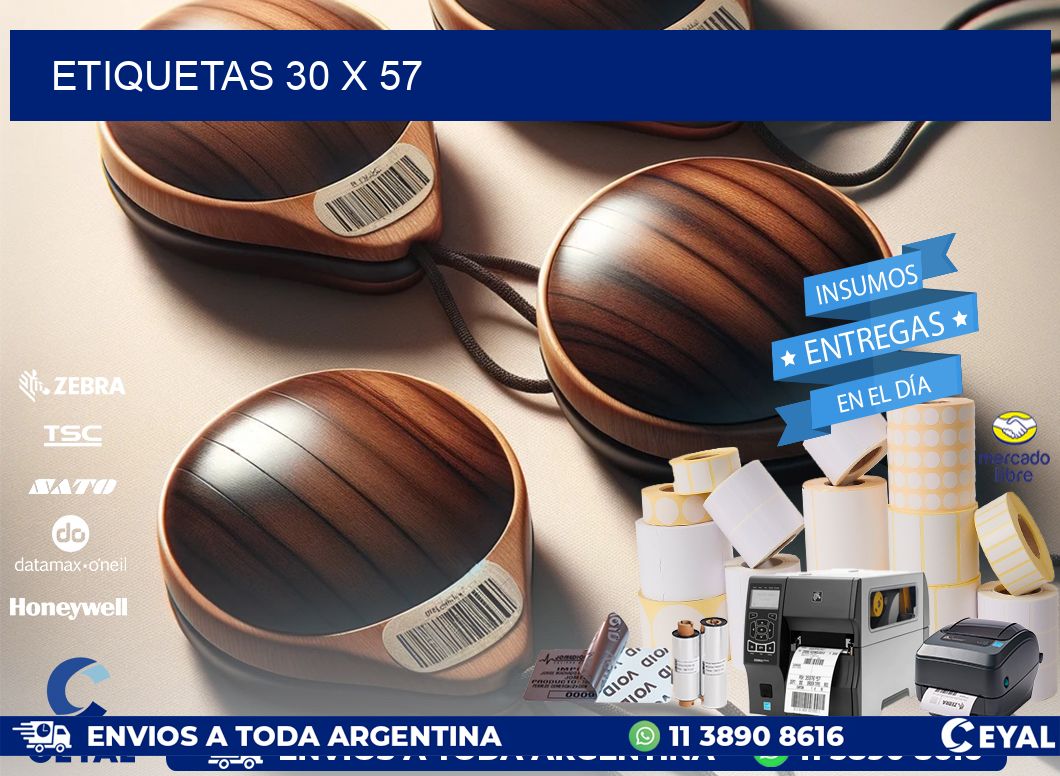 ETIQUETAS 30 x 57