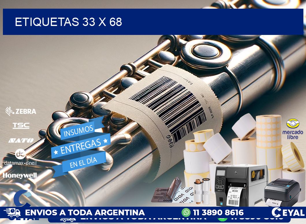 ETIQUETAS 33 x 68
