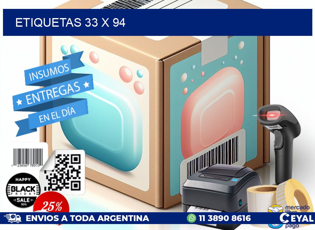 ETIQUETAS 33 x 94