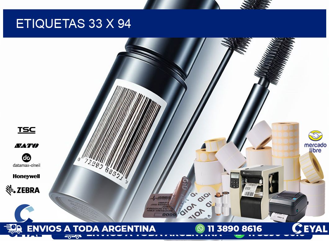 ETIQUETAS 33 x 94
