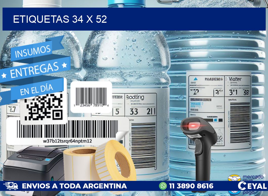 ETIQUETAS 34 x 52
