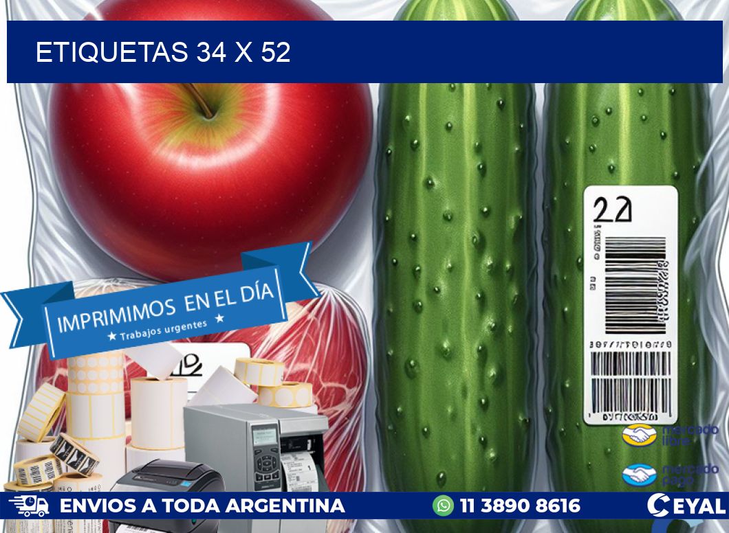 ETIQUETAS 34 x 52