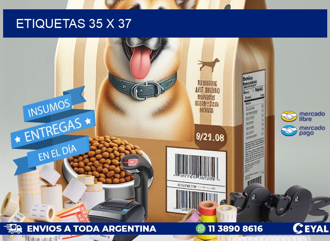 ETIQUETAS 35 x 37