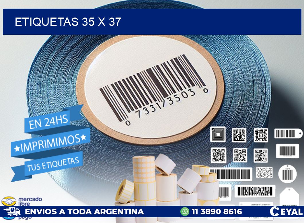 ETIQUETAS 35 x 37