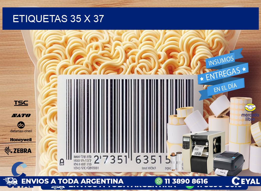 ETIQUETAS 35 x 37