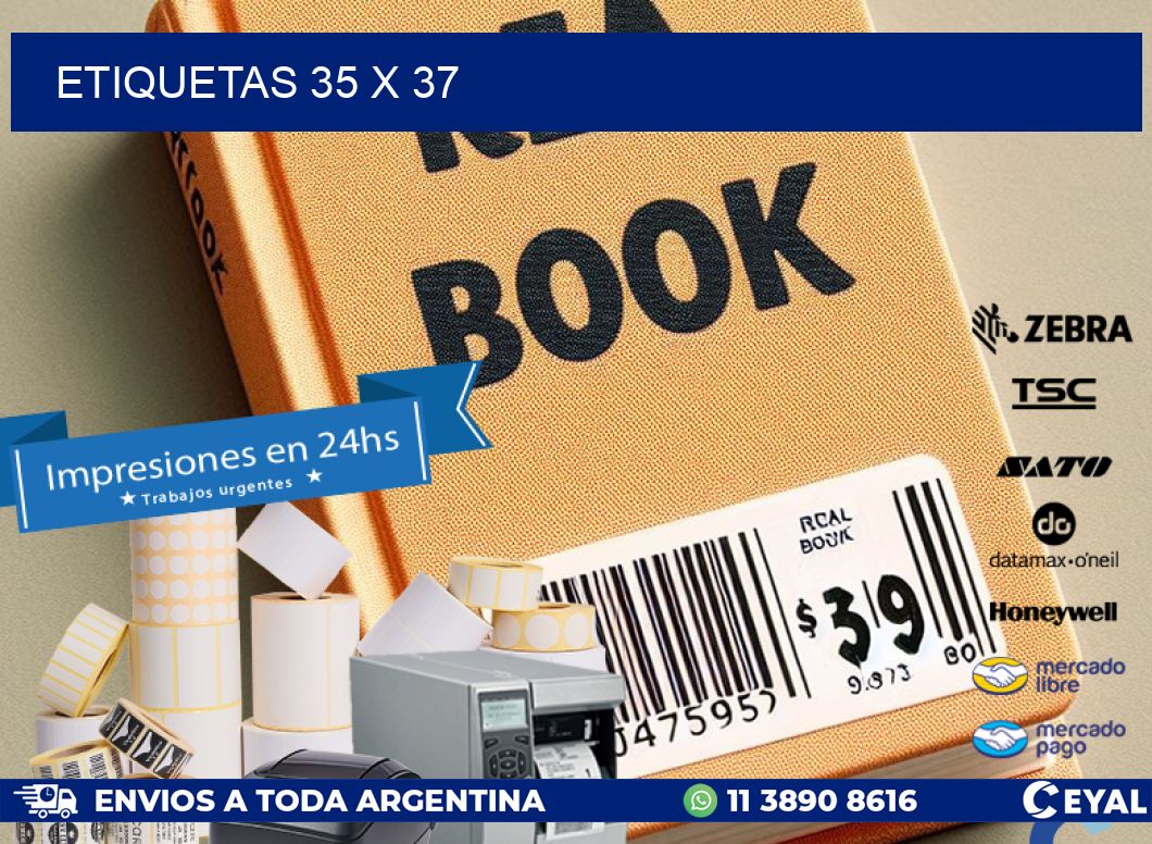 ETIQUETAS 35 x 37