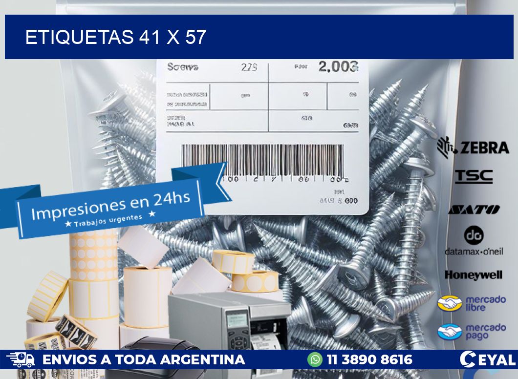 ETIQUETAS 41 x 57