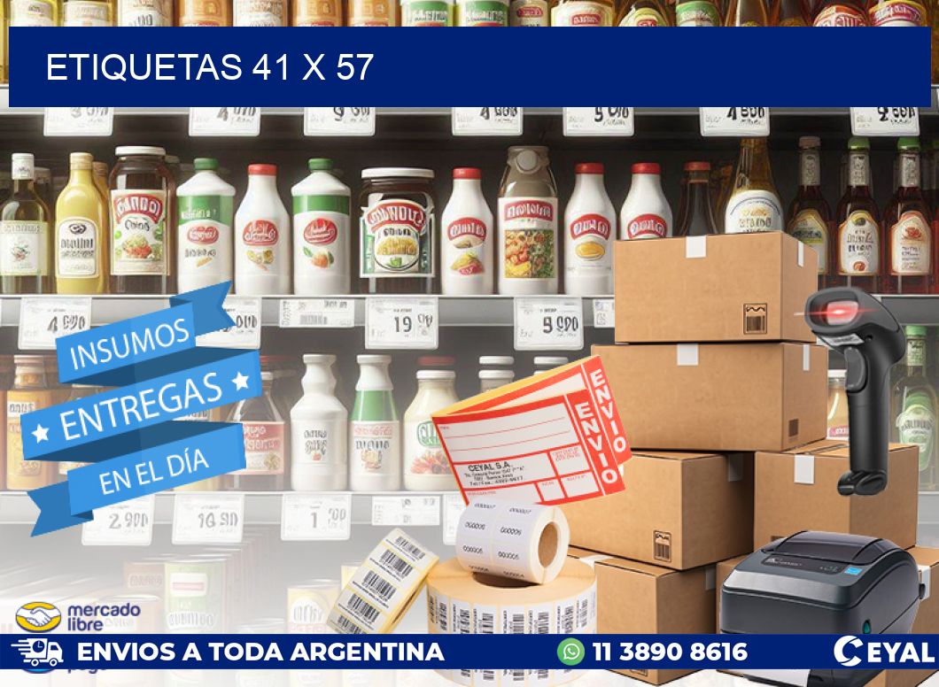 ETIQUETAS 41 x 57