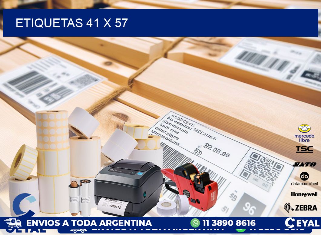 ETIQUETAS 41 x 57