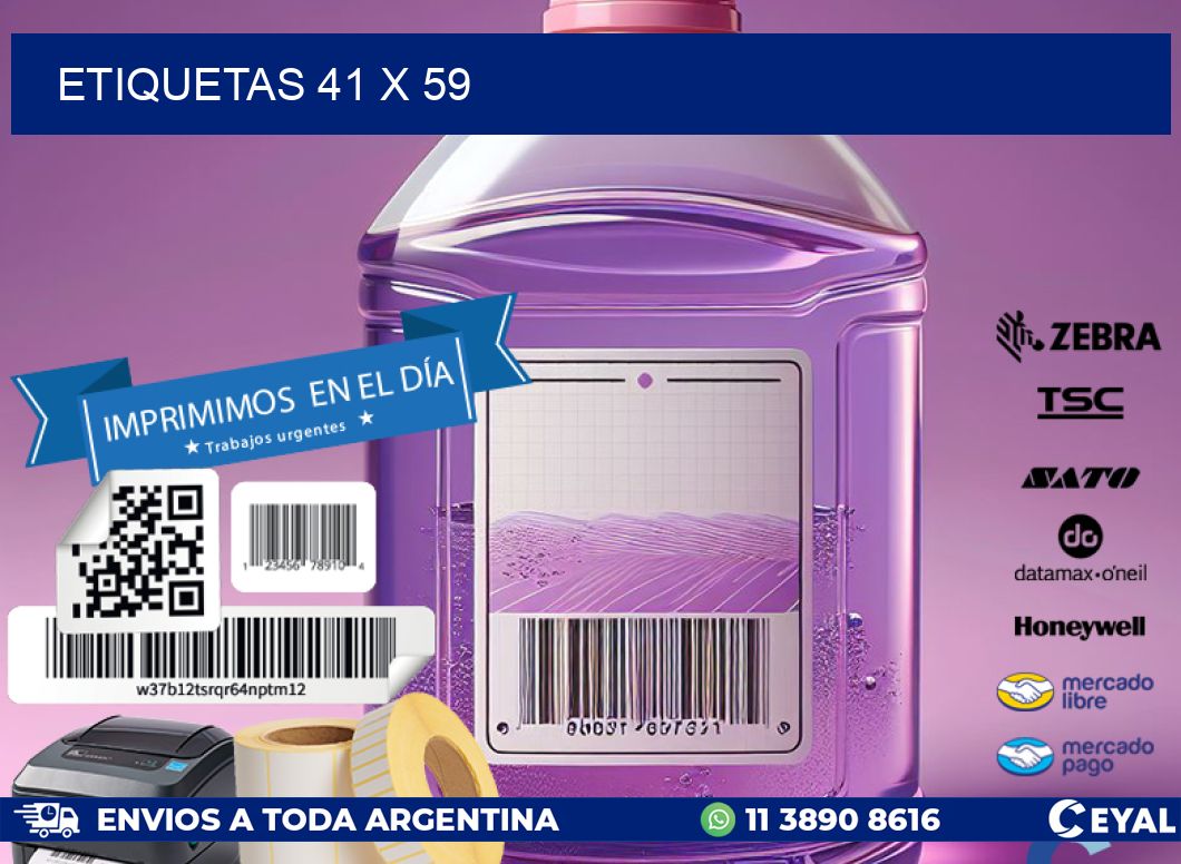 ETIQUETAS 41 x 59