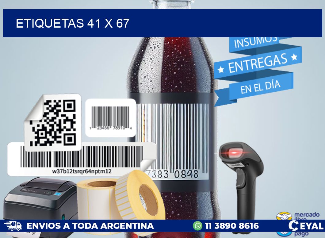ETIQUETAS 41 x 67
