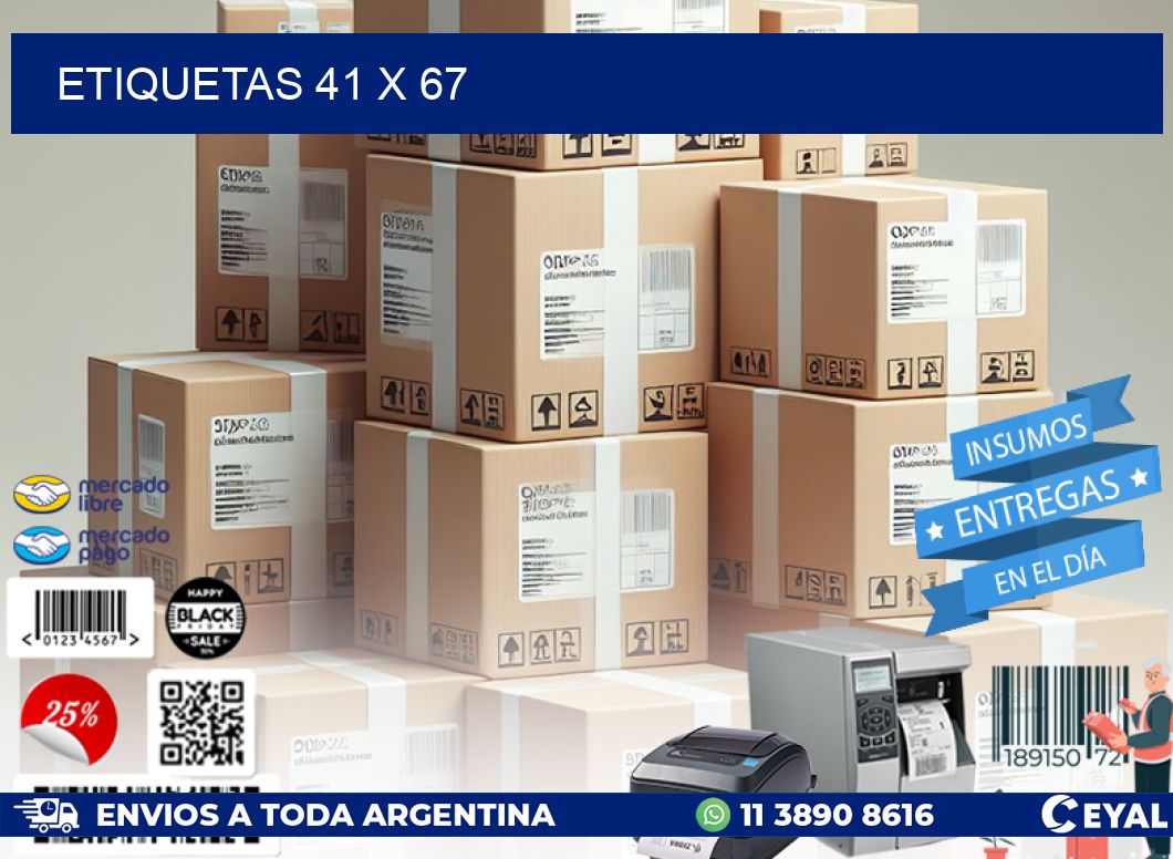 ETIQUETAS 41 x 67