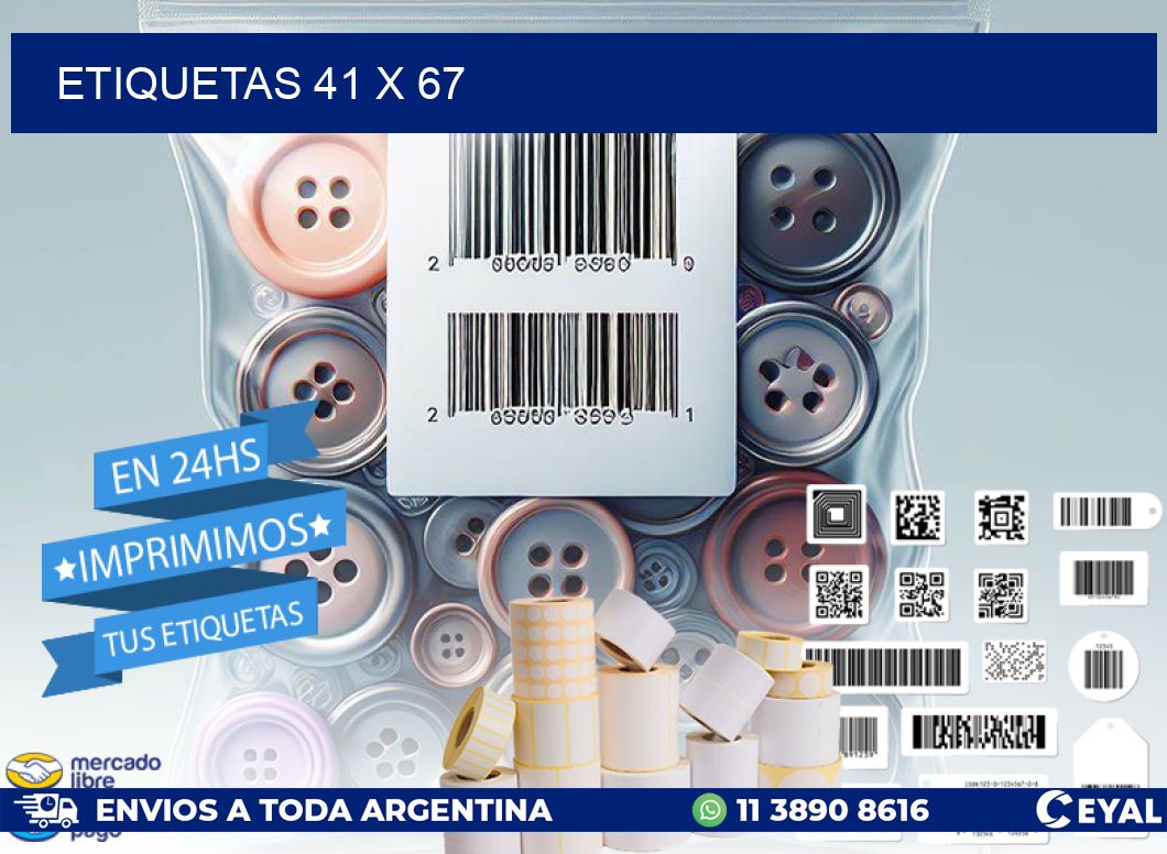 ETIQUETAS 41 x 67