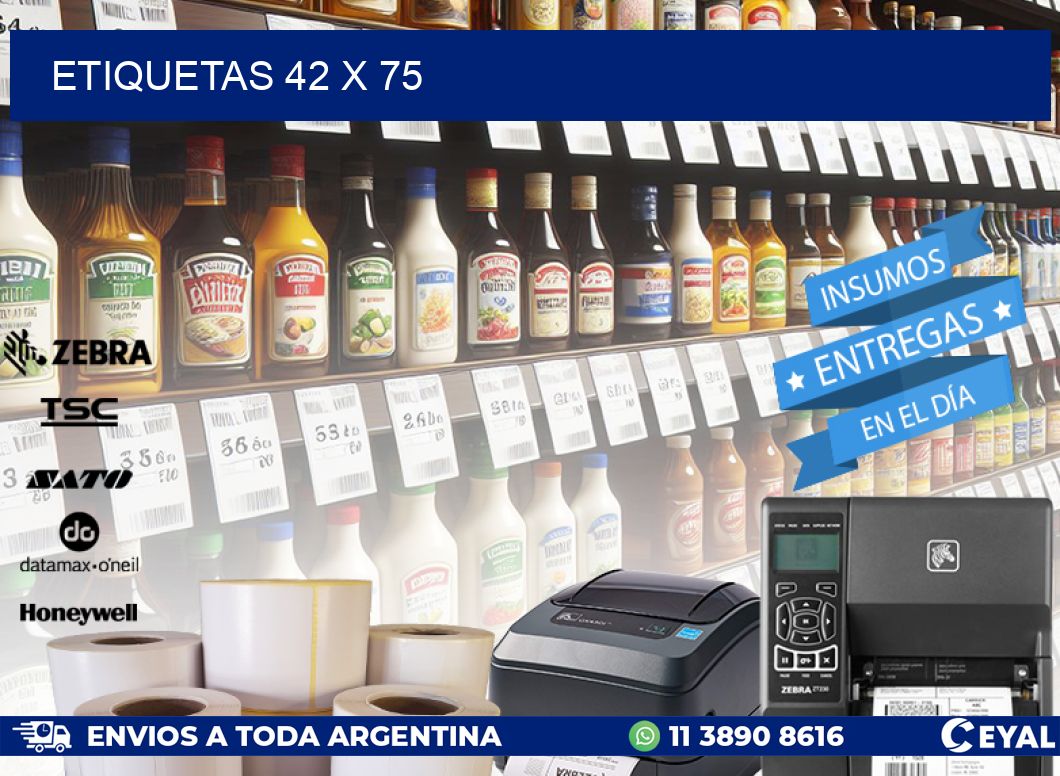 ETIQUETAS 42 x 75