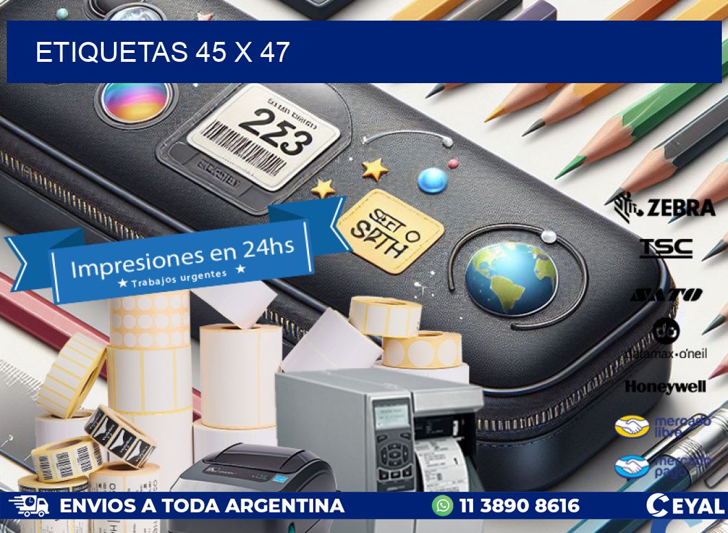 ETIQUETAS 45 x 47