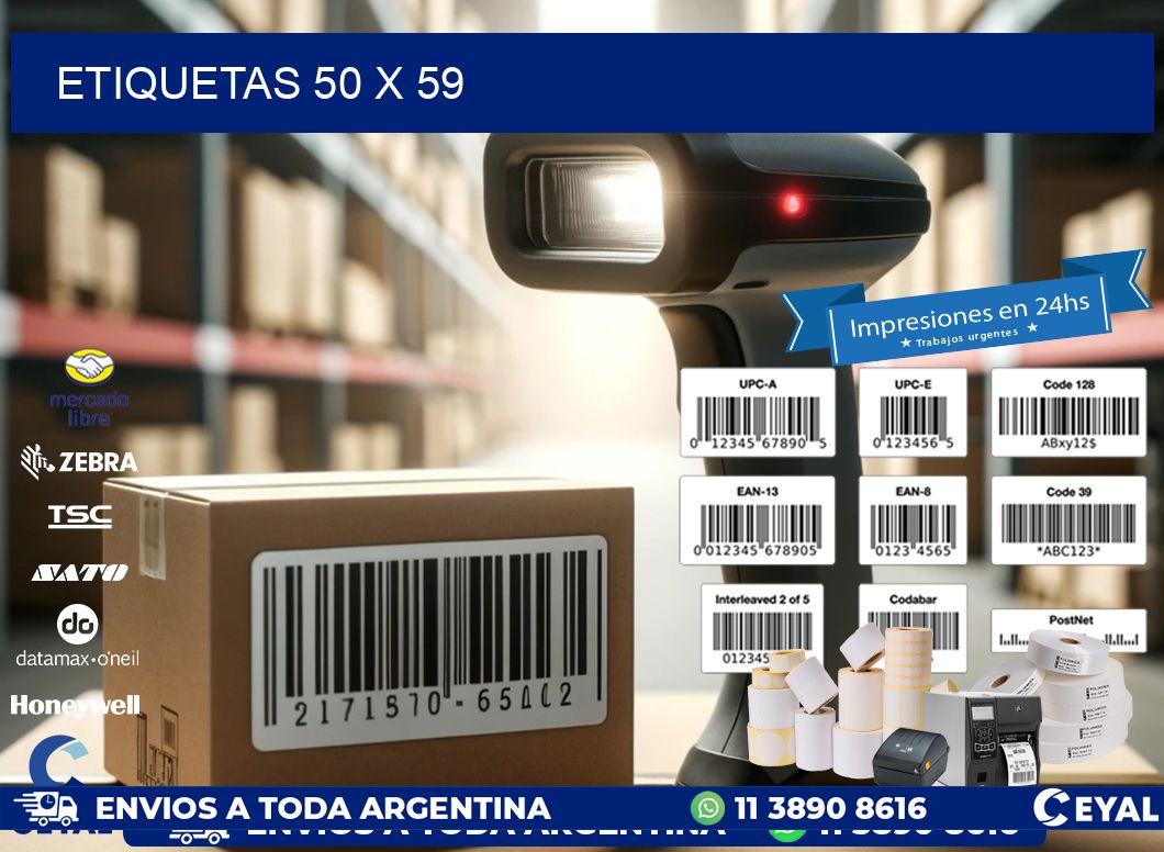 ETIQUETAS 50 x 59