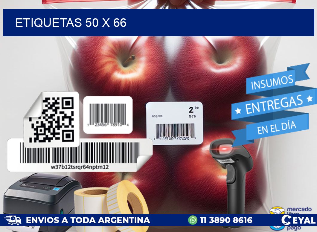 ETIQUETAS 50 x 66