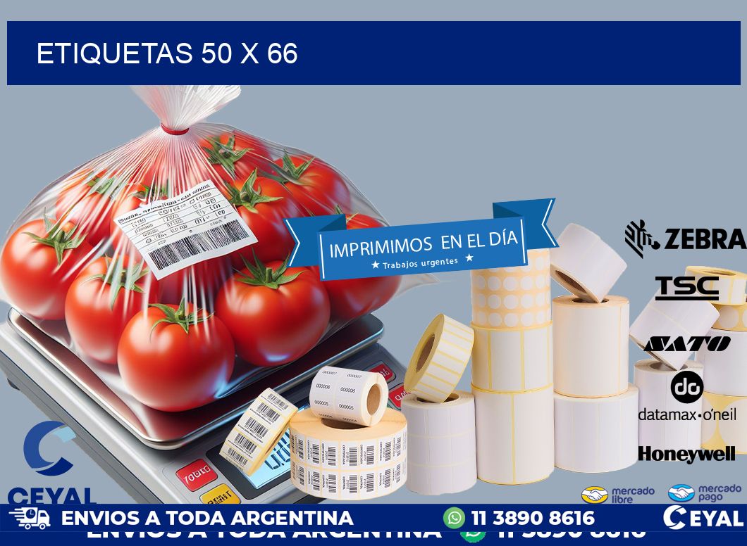 ETIQUETAS 50 x 66