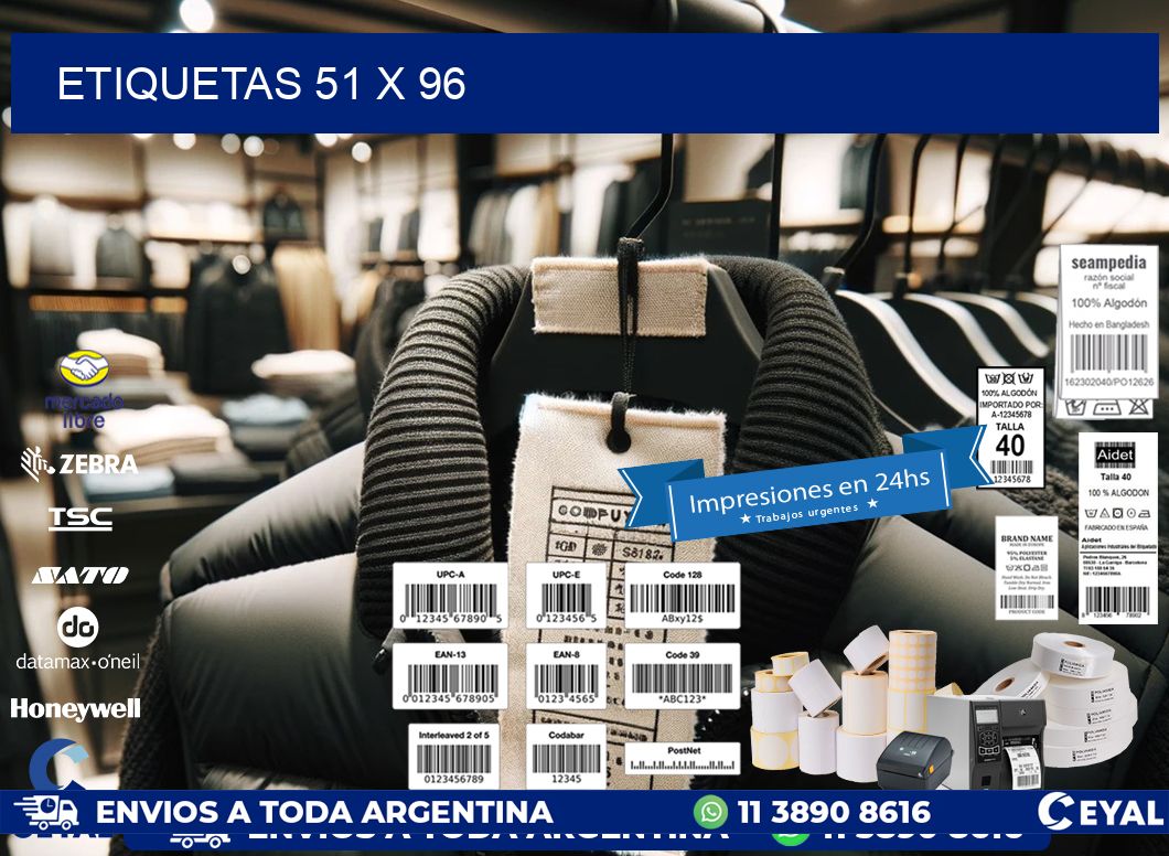 ETIQUETAS 51 x 96