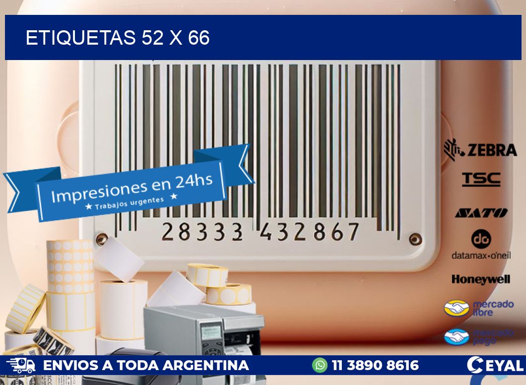 ETIQUETAS 52 x 66