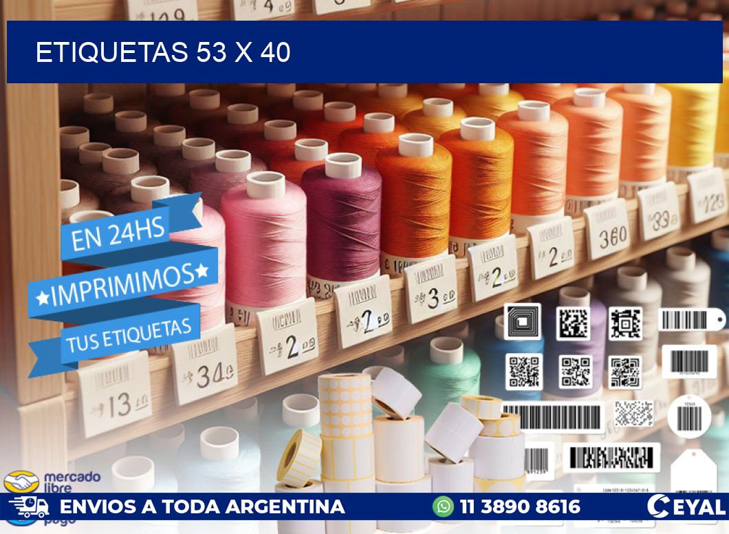 ETIQUETAS 53 x 40